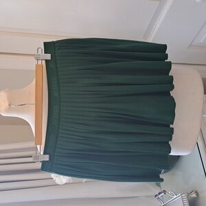 Prince x Target Womens Kelly Green Pleated Pickleball/Tennis Skort Ball Pocket M